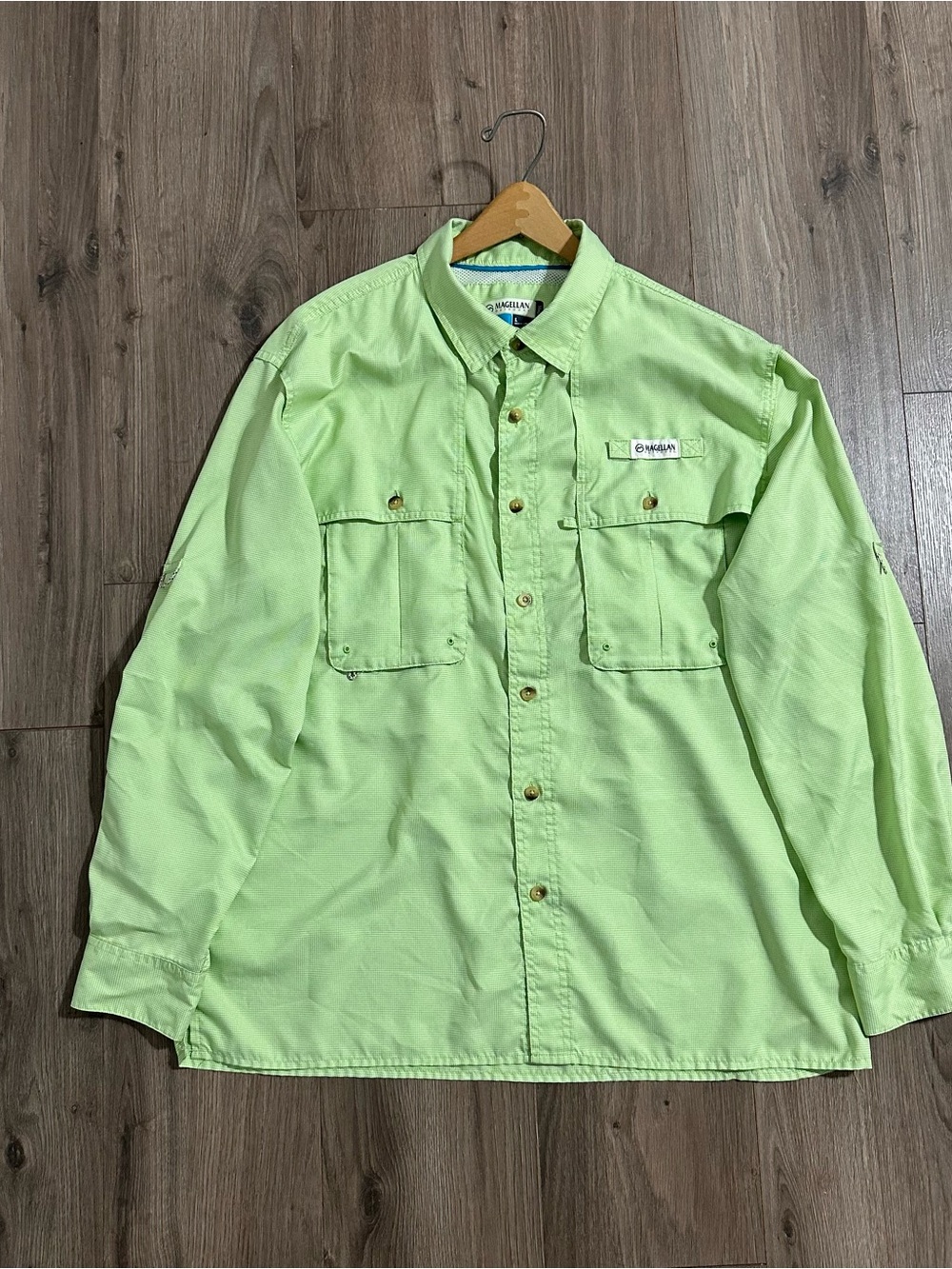 Magellan Shirt Long-Sleeve Button-Down Fishing Mag Wick